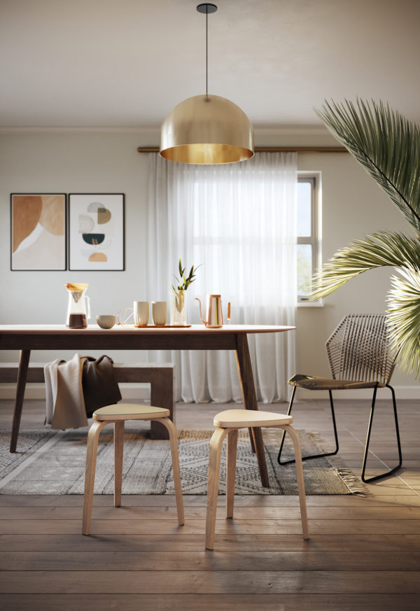 Linosa voor de IKEA Kyrre kruk