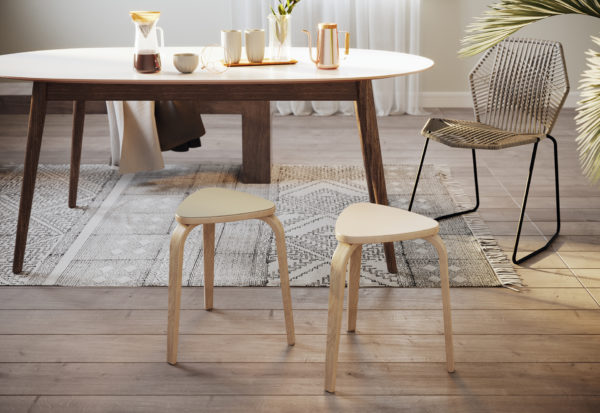 Linosa voor de IKEA Kyrre kruk