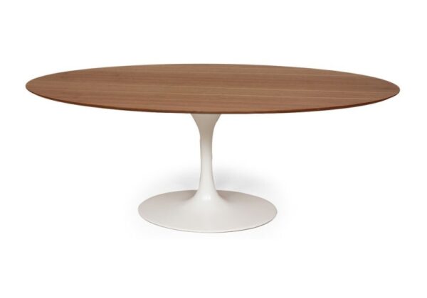 Tulp tafel ovaal hout