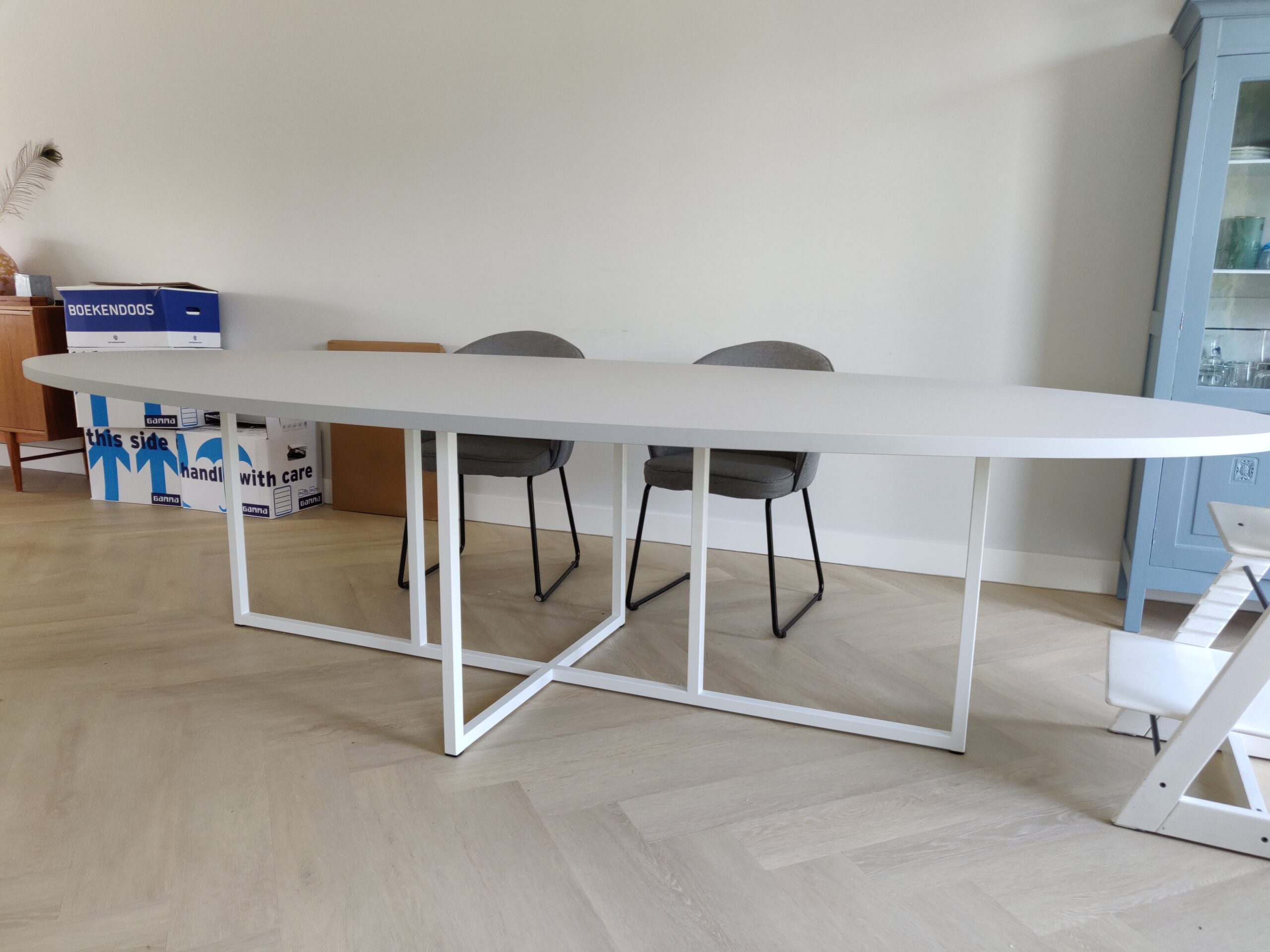 eettafel ovaal op maat