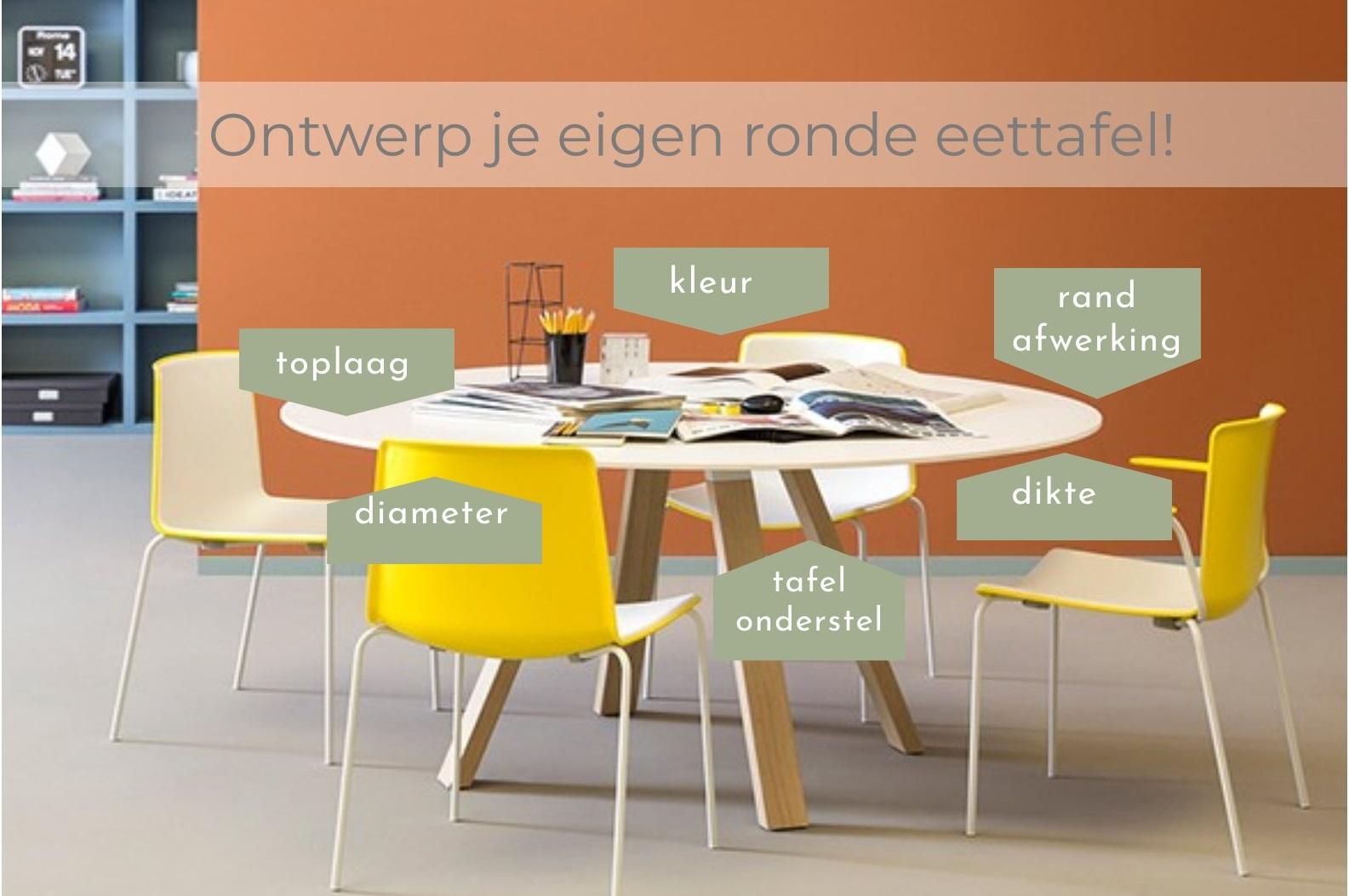 ronde tafels op maat ronde eettafel op maat