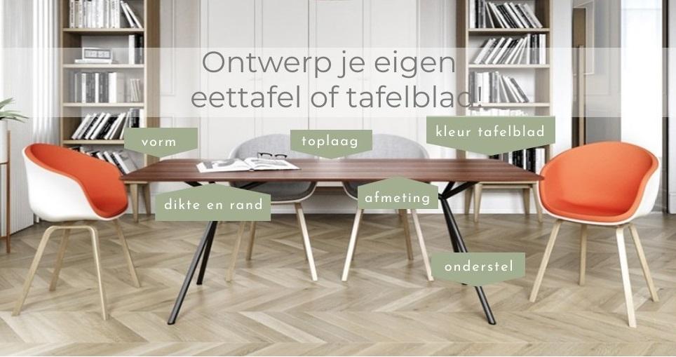 Design eettafel op maat Design eettafel op maat