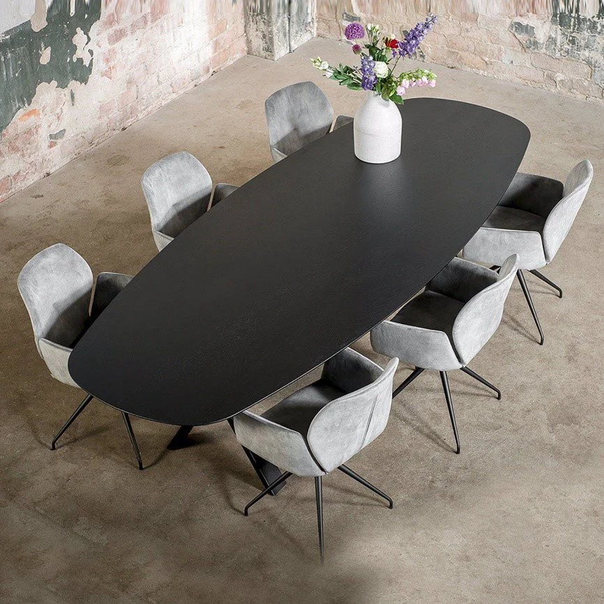 Deens ovaal eettafel op maat